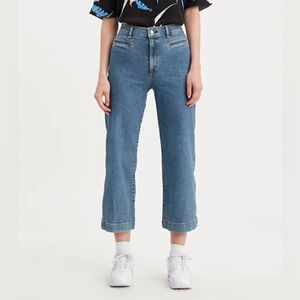 Levi’s Ribcage Wide Leg Cropped
